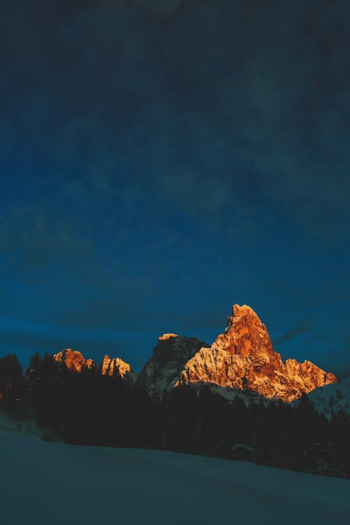 Free Photo Of Rocky Mountains During Dawn  Stock Photo