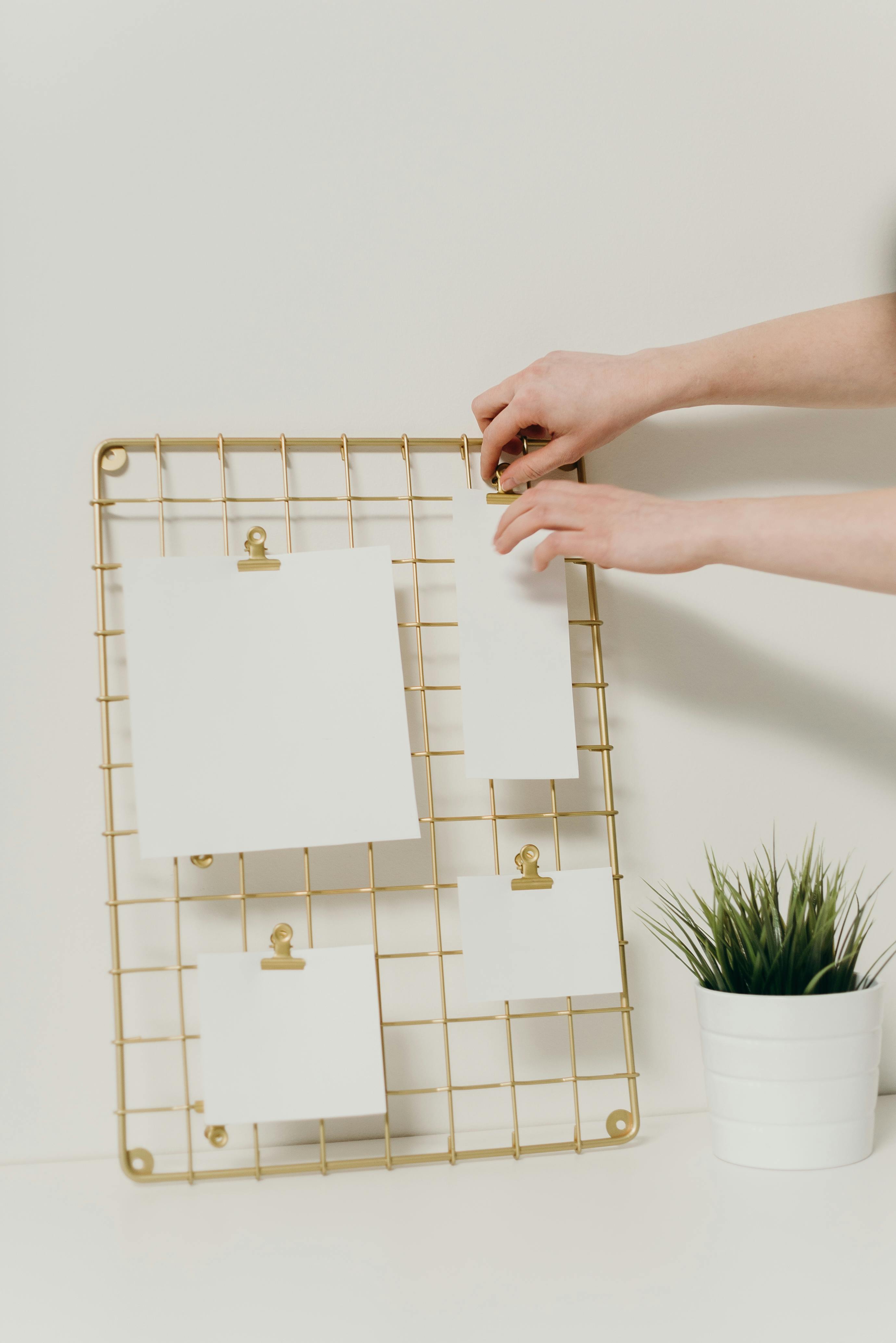 person holding white printer paper