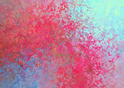 Free Red and Blue Abstract Painting Stock Photo