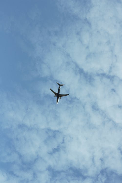 Foto profissional grátis de aeronave, alto, ao ar livre