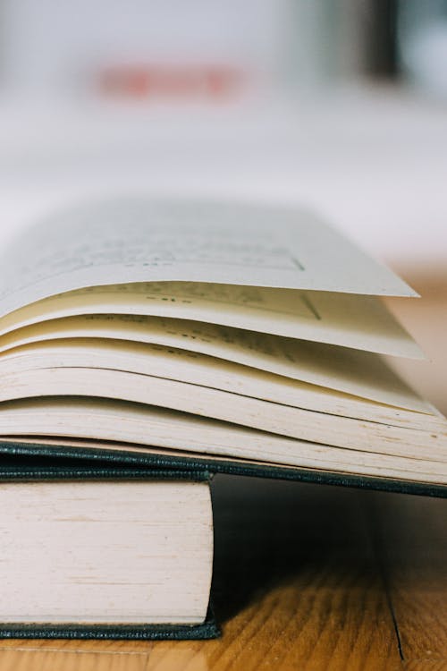 Free Close-Up Photo of Open Book Stock Photo