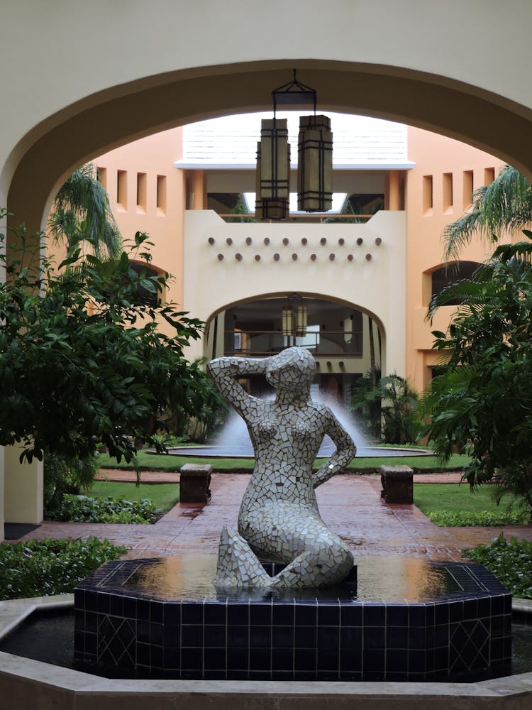 Mermaid Statue Fountain