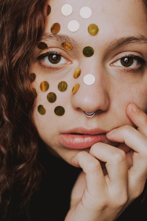 Close-Up Photo Of Woman's Face