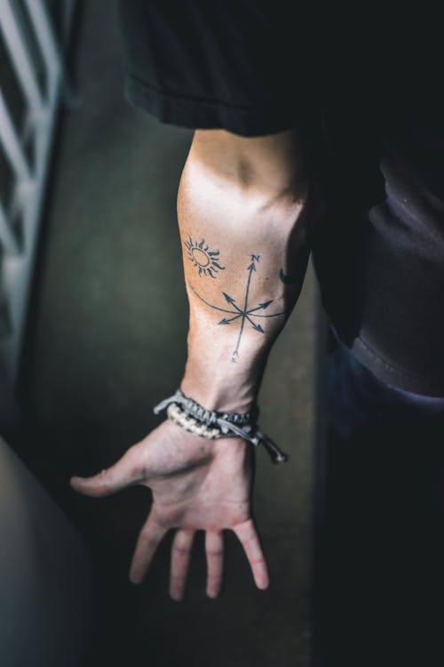 Free Photo Of Person With Tattoo  Stock Photo