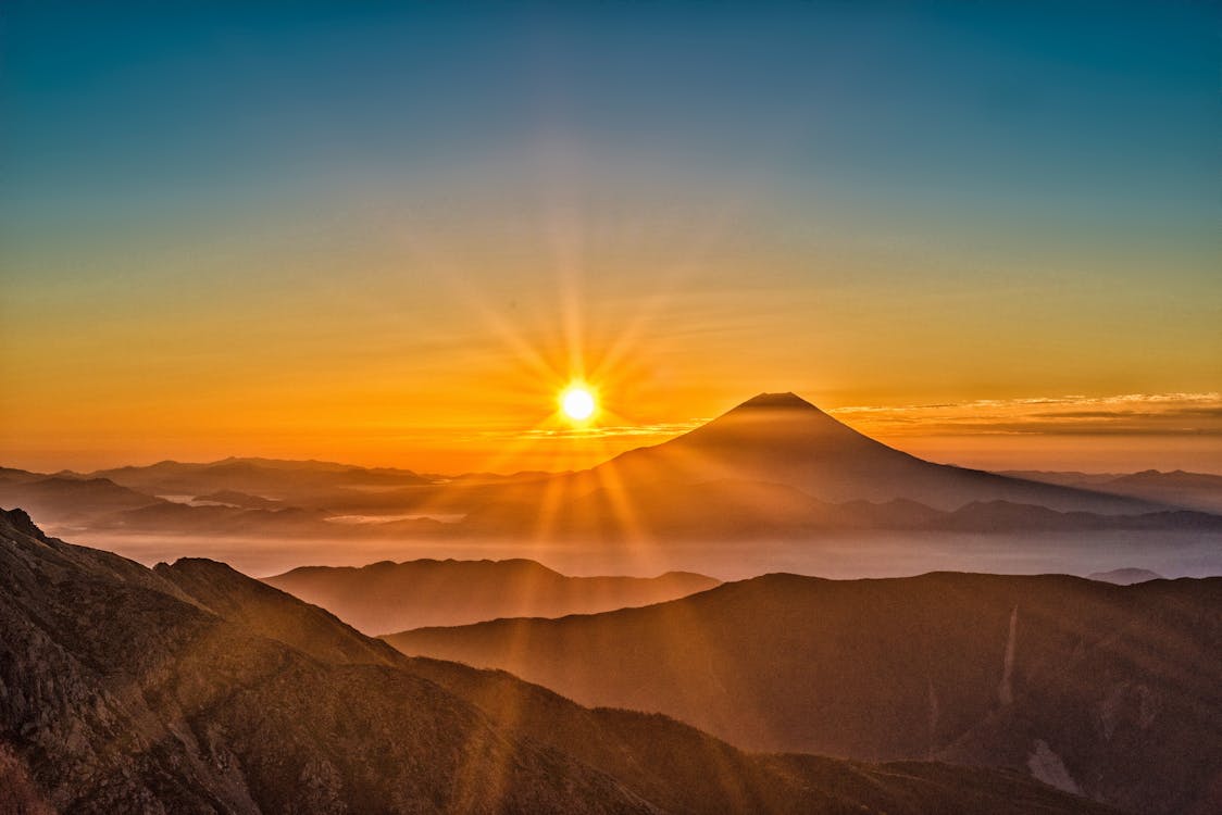 Mountain and Clouds