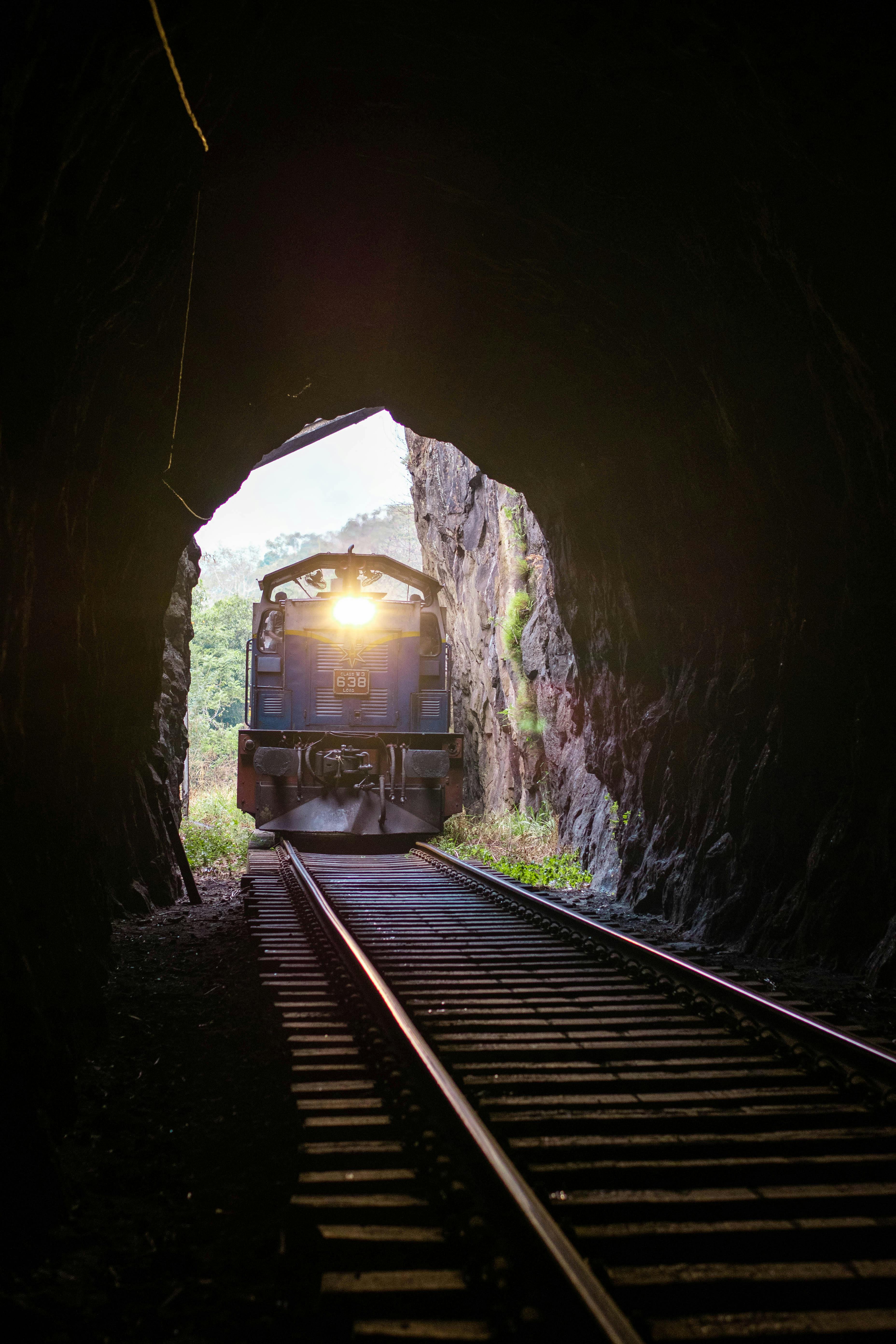 through tunnel