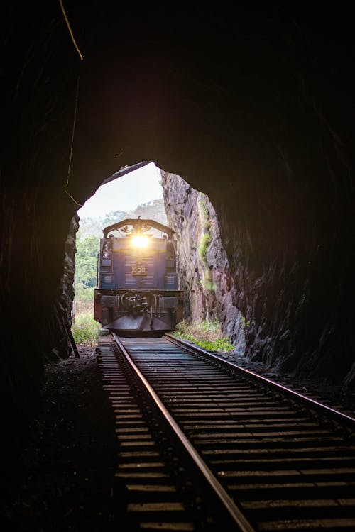Train Rail in Tunnel