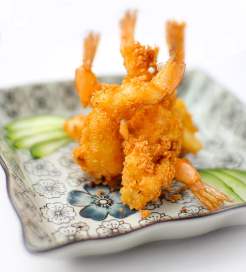 Foto profissional grátis de \ tempura de camarão, camarão, comida japonesa