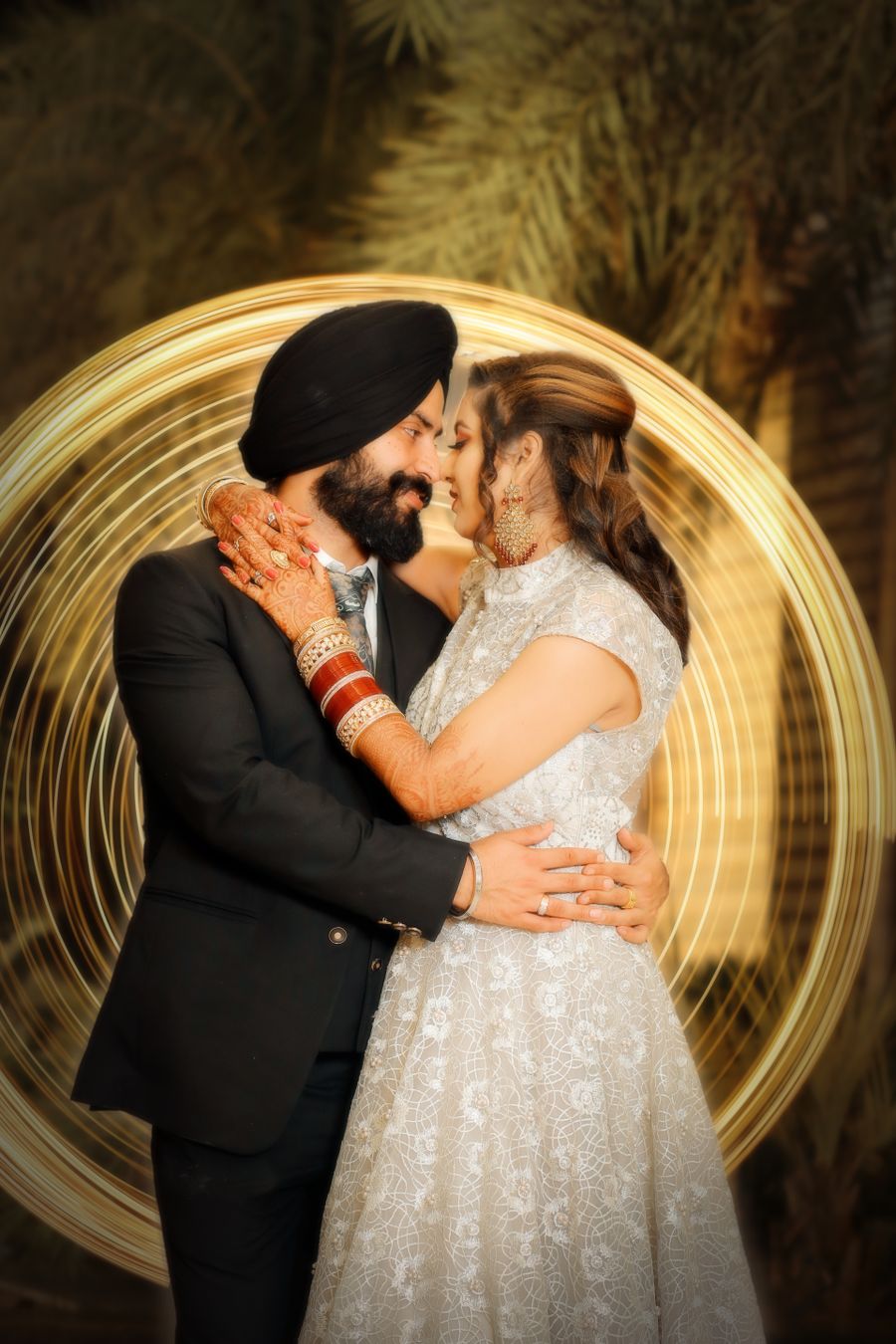 Wedding couple photoshoot