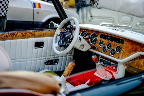 Interior of Vintage Car
