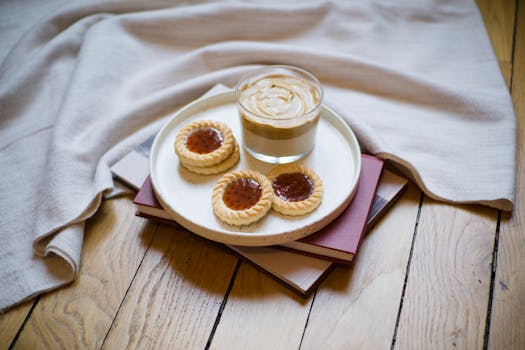 A cozy setting with coffee and pastries, perfect for an afternoon break in Paris.