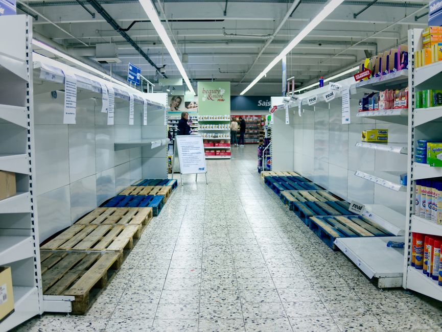 Inside an Albert Heijn supermarket in the Netherlands, where SIM cards can be purchased