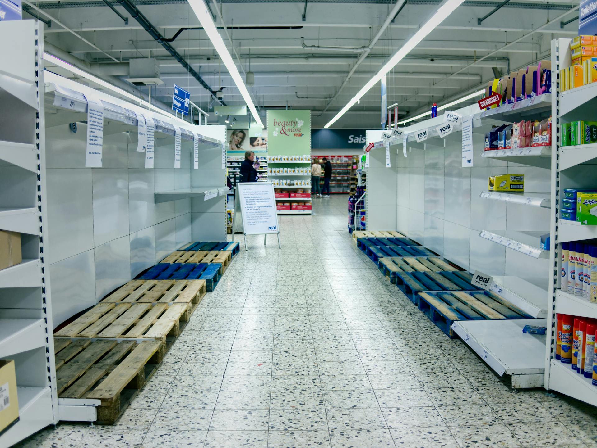 Empty Store Shelves