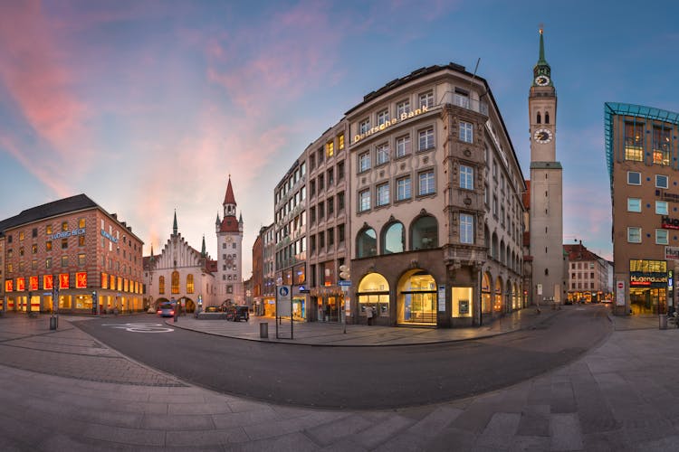 Panorama Of Marienplatz