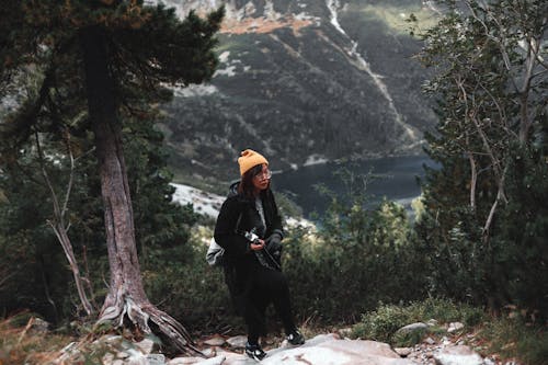 女人, 山, 旅遊 的 免费素材图片