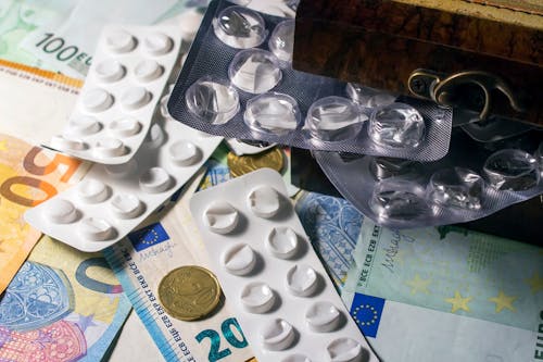 White Round Medication Pill Blister Pack