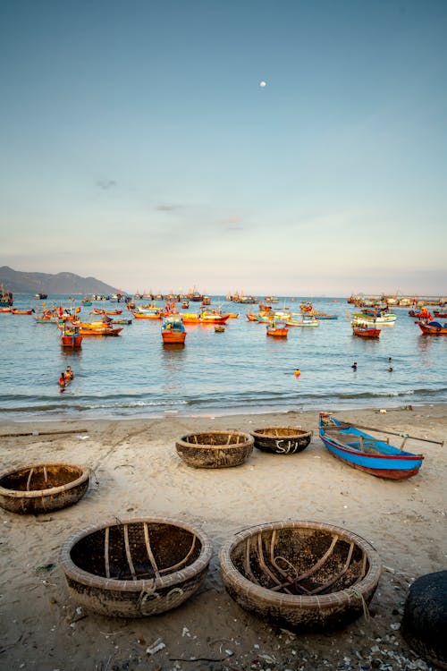 Boats on Sea Shore