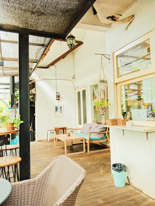 Brown Wooden Table and Chairs