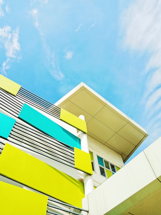 Free Colorful Building Under Blue Sky Stock Photo
