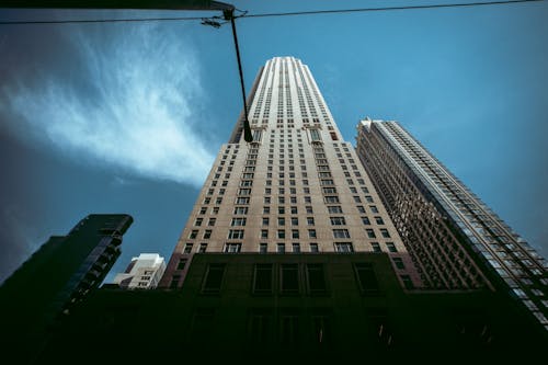 Free Low Angle Photography of High Rise Building Stock Photo
