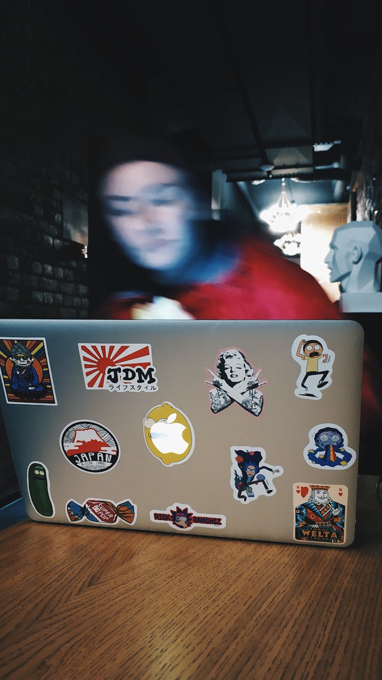 Person Using A Laptop