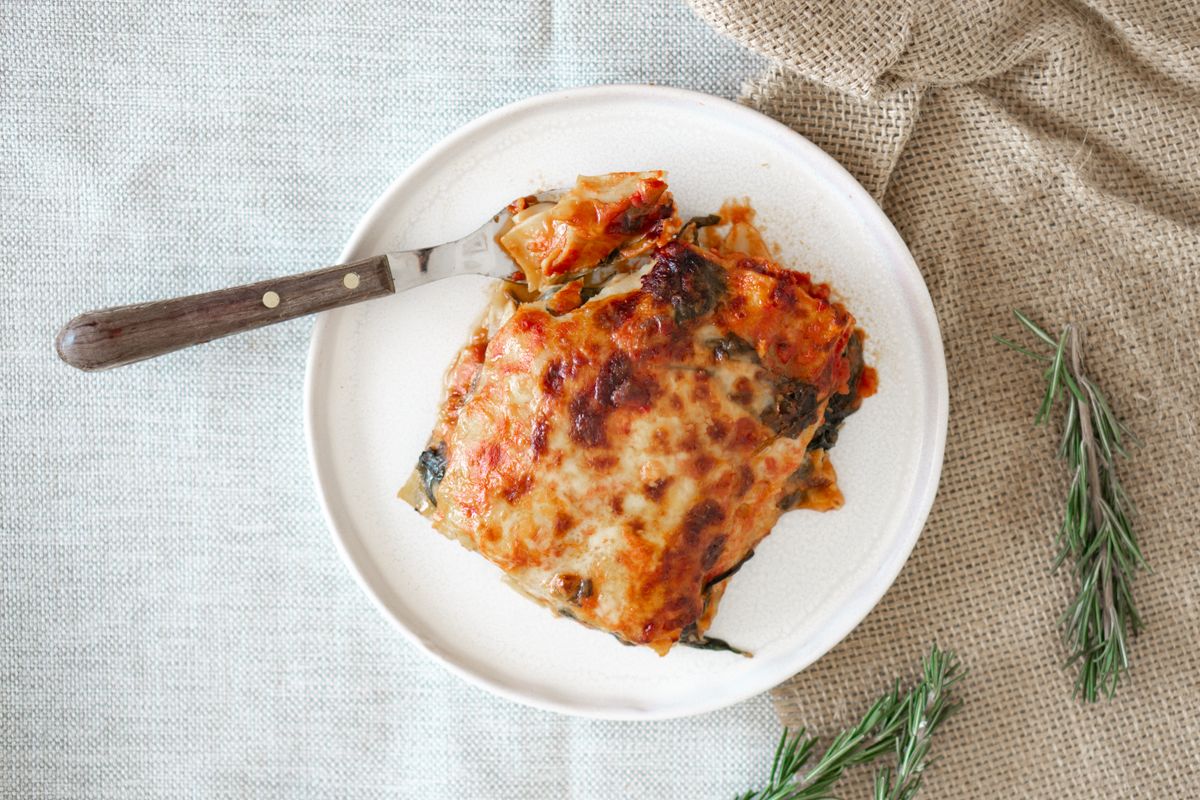 Vegetable lasagne