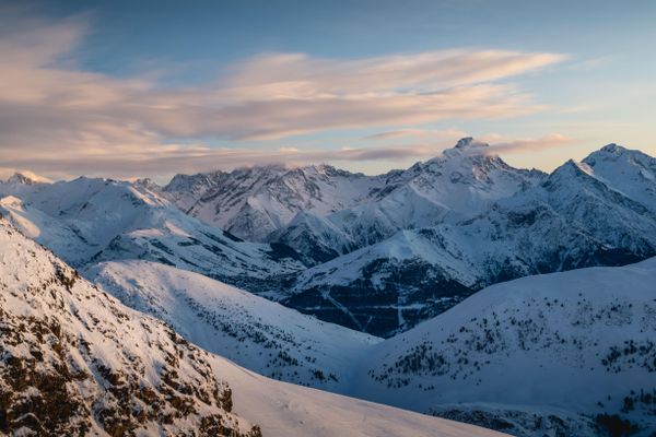 Snowy Alps at Sunrise jigsaw puzzle