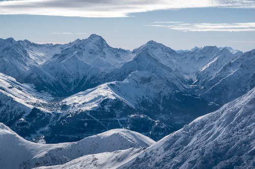 Foto d'estoc gratuïta de alps, azulós, cresta