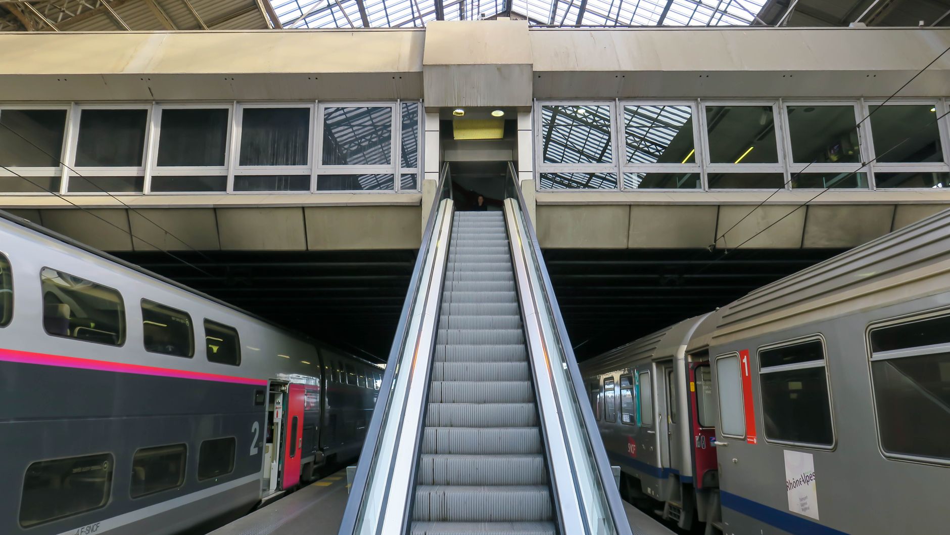 Kaputte Rolltreppe am Hauptbahnhof