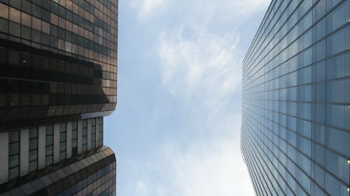 Low-Angle Photography of High Rise Building