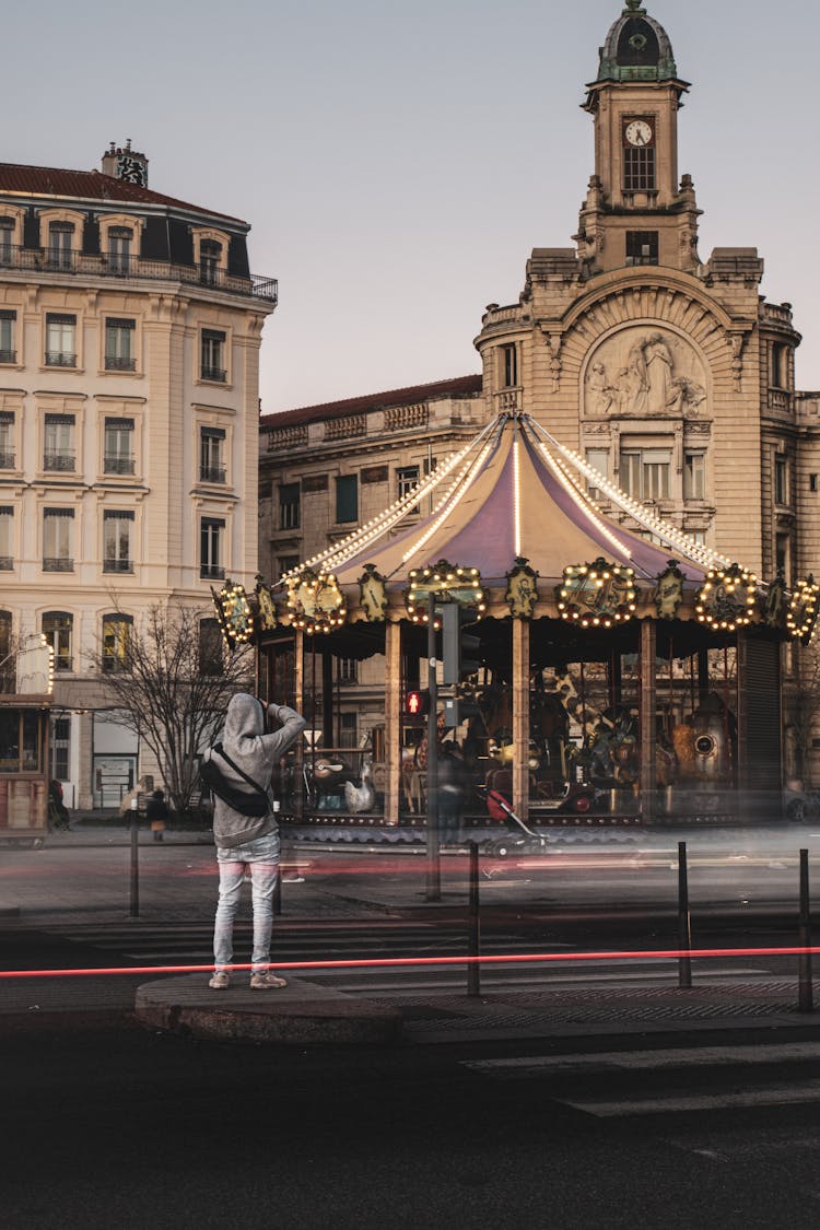 Mutuality Palace And Carousel In Lyon