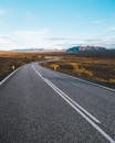 Gray Asphalt Road Under Blue Sky