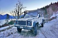 White Jeep Wrangler Parked Outdoors