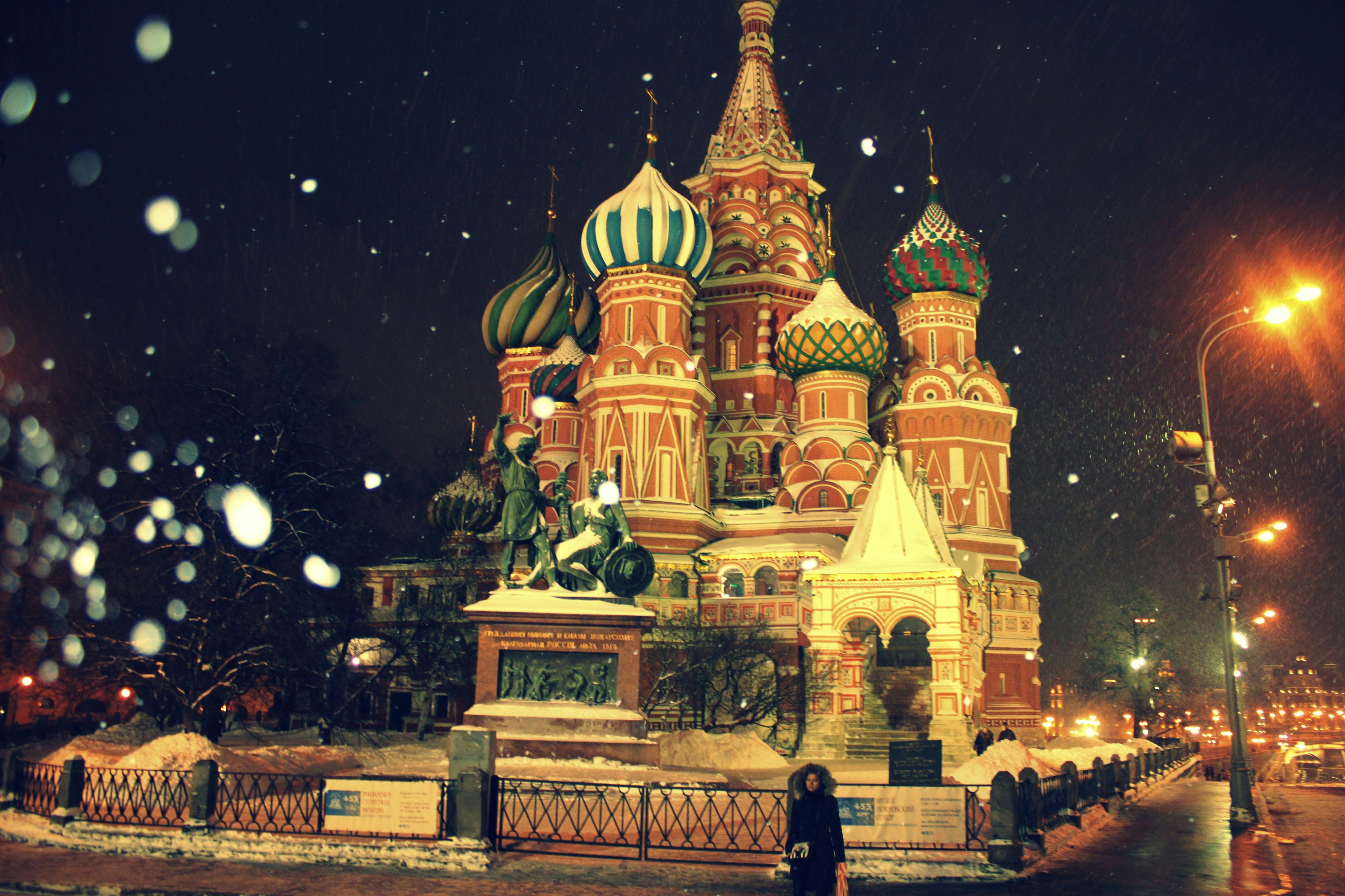 モスクワ ロシア 冬の無料の写真素材