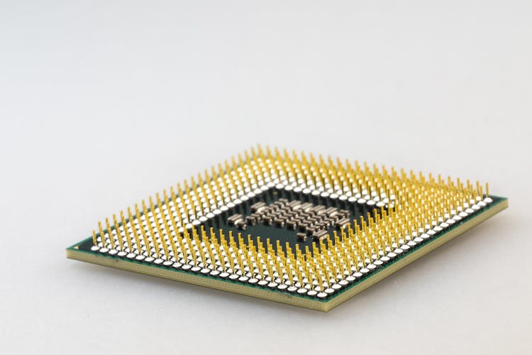 Brown And Green Computer Processor