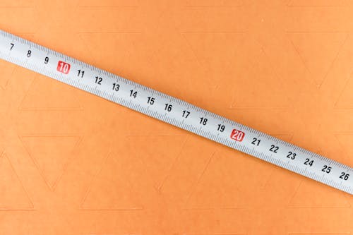 Free Close Up Shot of a Tape Measure Stock Photo