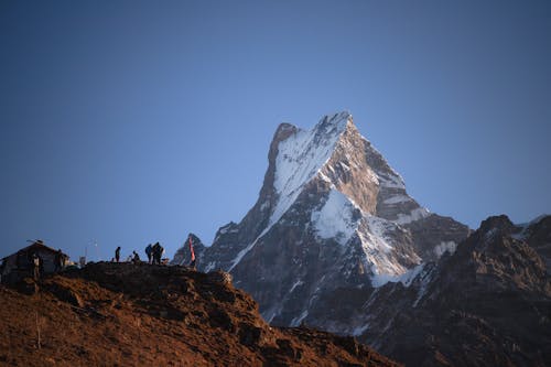 People on Mountain Peak