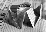Newspaper Origami