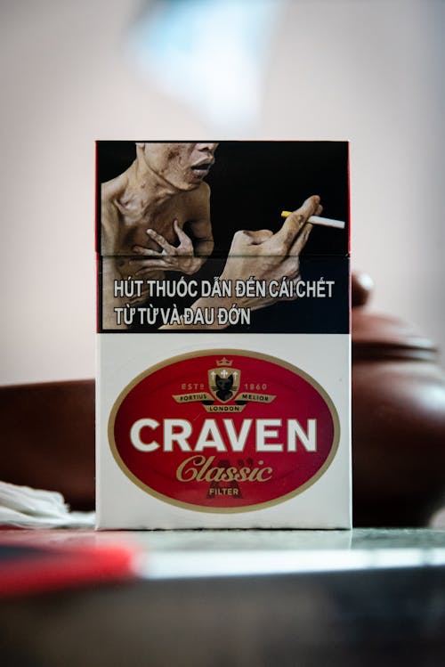 Kostnadsfri bild av cigarett, cigarett-paket, craven-a