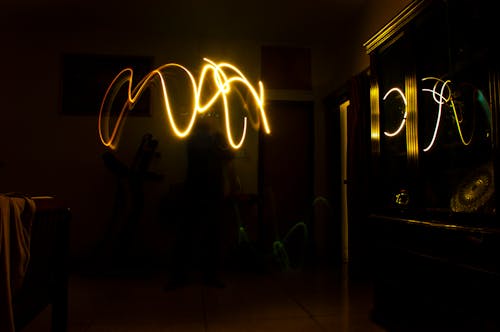 Free stock photo of at home, light effects, long exposure Stock Photo