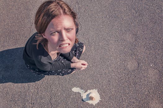 Free stock photo of woman, dropped, fail, failure