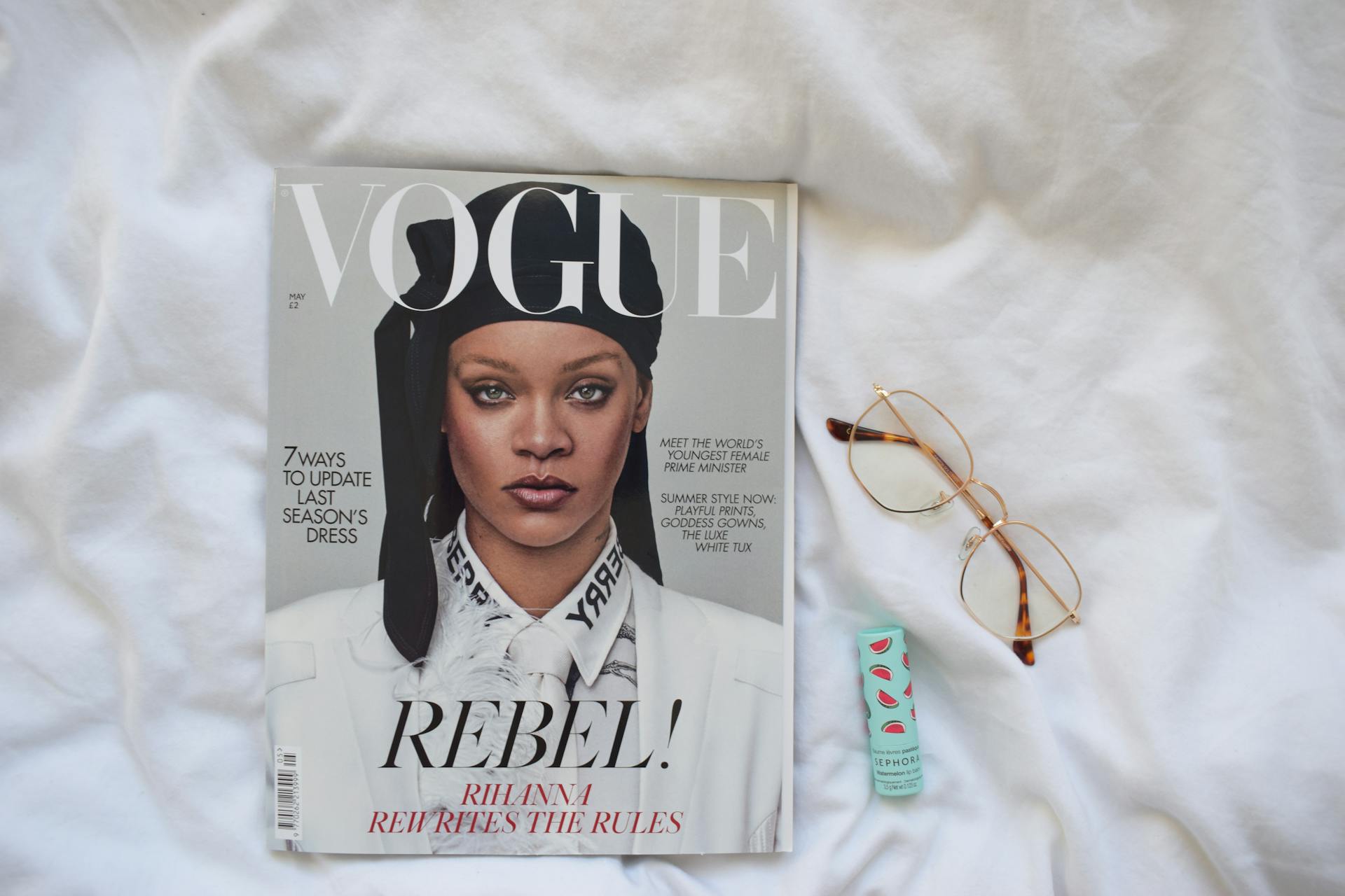 Rihanna as Cover Page of Vogue Magazine