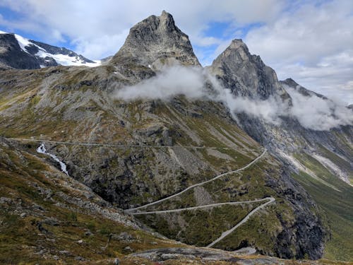 Bird's Eye View of Mountains