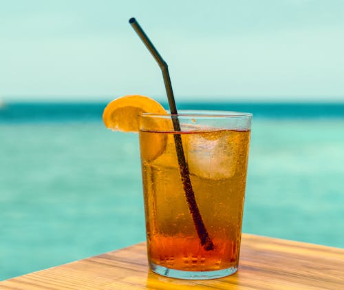 Free A Glass of Cold Beverage  Stock Photo