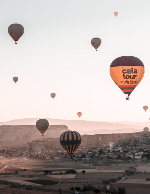 Δωρεάν στοκ φωτογραφιών με cappadocia, αγροτικός, αεροσκάφη