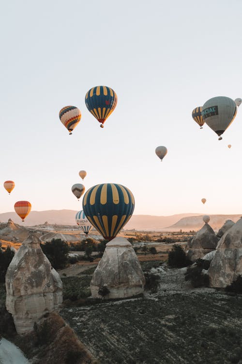 Hot Air Balloons in the Sky