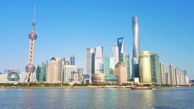 Shanghai Tower skyline dinner — Shanghai