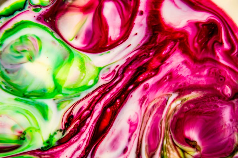 Fulg de PET reciclat sub microscop