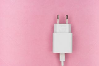 A phone charger adapter