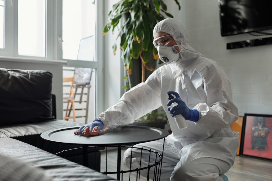 professional day porter cleaning high-touch surfaces in a Denver office - day porter denver businesses professional day porter cleaning high-touch surfaces in a Denver office - day porter denver businesses